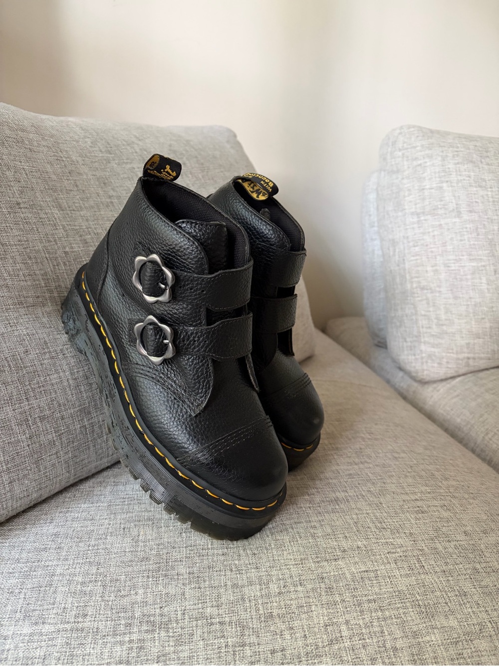 Dr. Martens Black Leather Boots